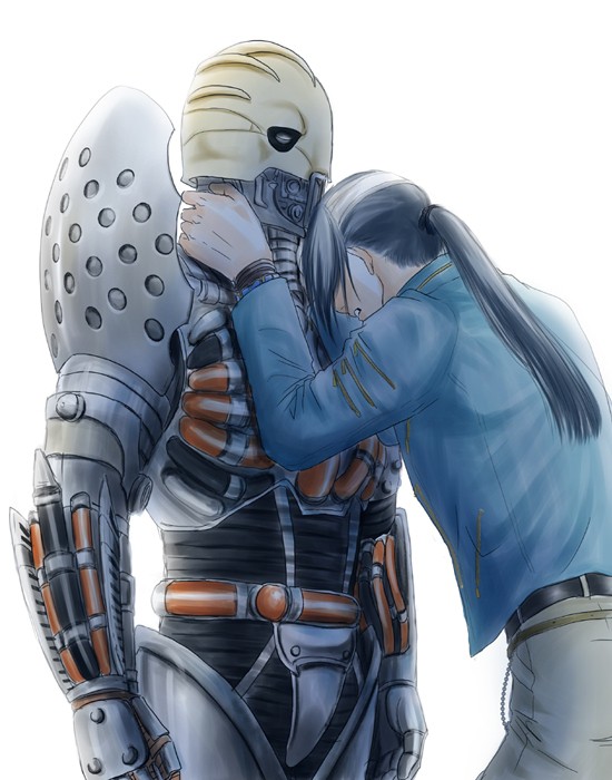 先輩と青