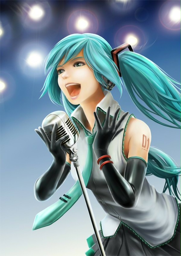 初音ミク「熱唱」
