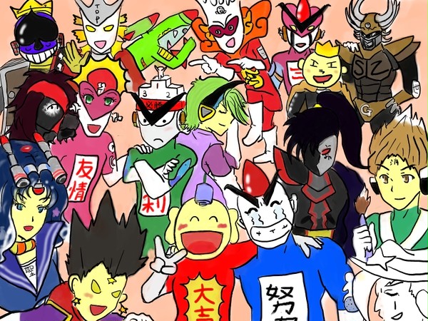 ラッキーヒーローズ集合