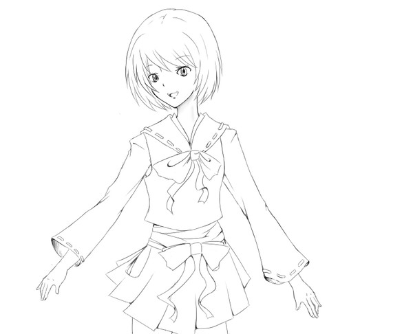 【落書き】鶴姫