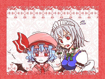 泣き虫レミィにメイドの咲夜