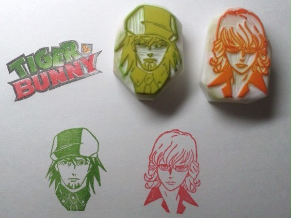 消しゴムはんこでTIGER＆BUNNY！！