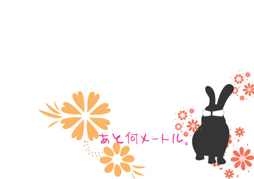 【腐向け】あと何メートル。【兎虎】