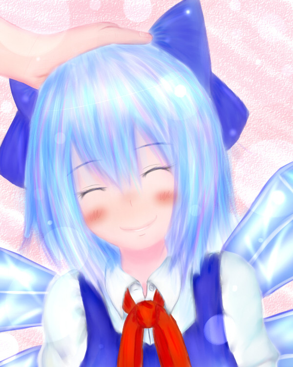 チルノなでなで。