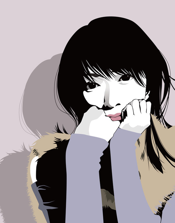 マウスでファー描くのは腱鞘炎になりそうな勢い