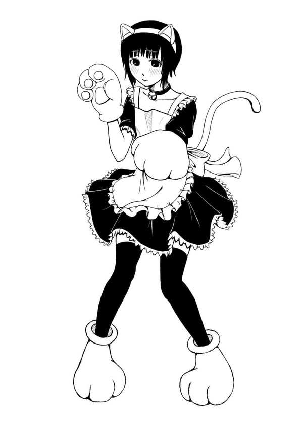 オリジナル 男の娘 猫耳メイド