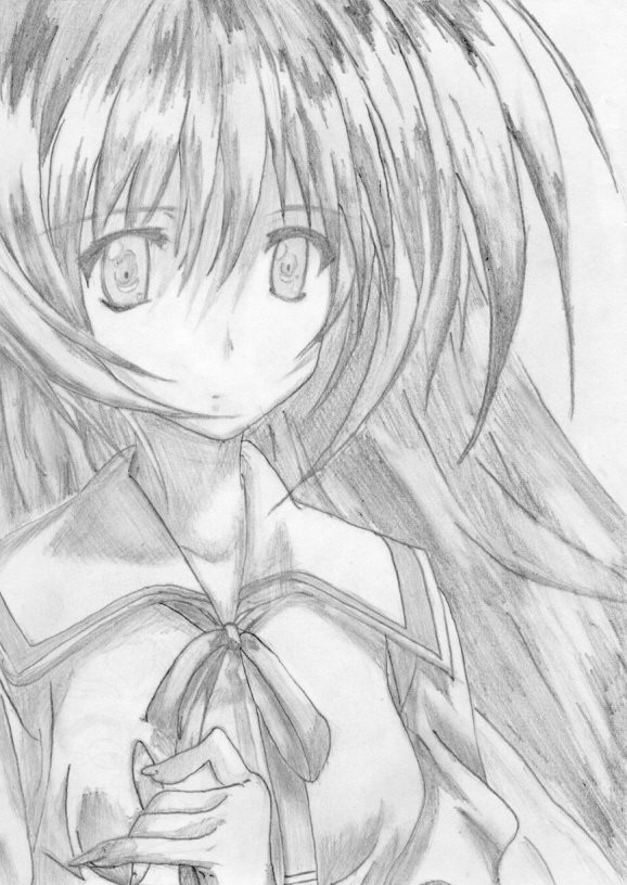 ≪イリヤの空、UFOの夏≫より、伊里野 加奈。