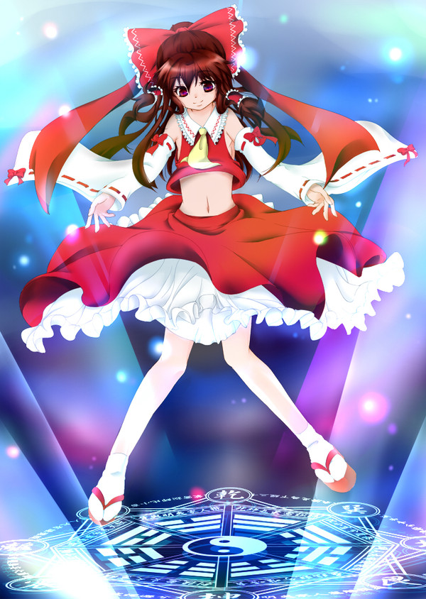 髪の長い霊夢さん