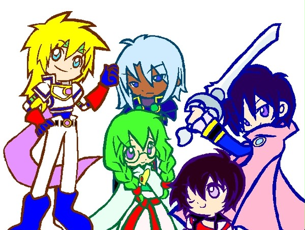 【トレス】ＴＯＤキャラをぷよフィー風に描いてみた。