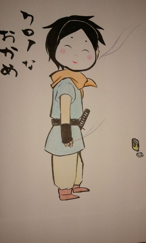 【アナログで】クロノな牧場民【描いてみた】
