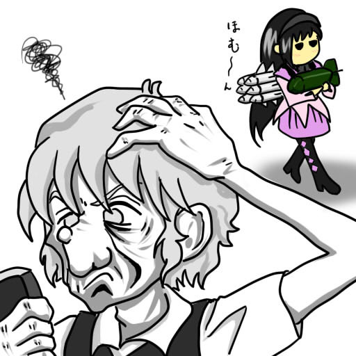 マッコイ爺さん!後ろ、後ろ!