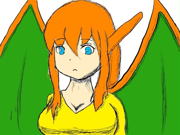 【企画参加】お題：擬人化　リザードン
