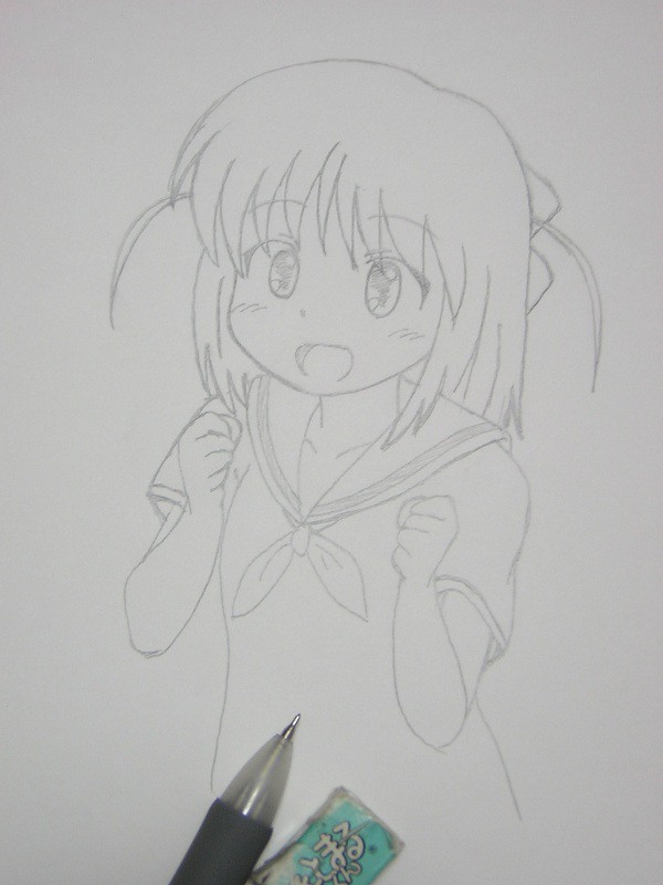 落書き　明日葉ちゃん