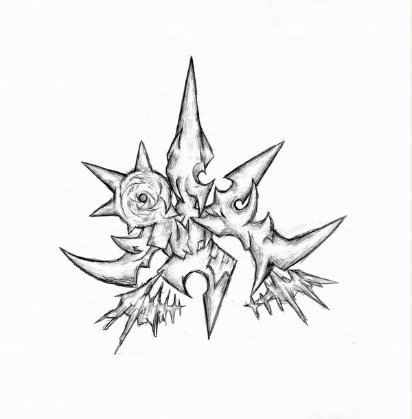 無題　　《授業中にかいてみた》