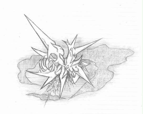 浮遊　　　《授業中に描いてみた》