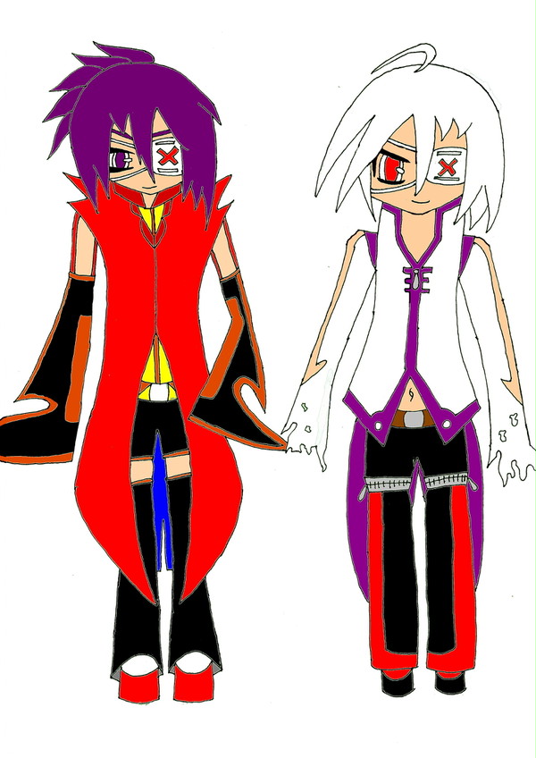 SHOICHIROと鬱音シネの服交換