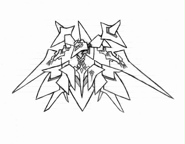 ラクガキ・ロボット3　　《授業中に描いてみた》