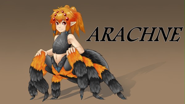アラクネ色塗った