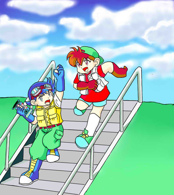 兄貴、レースしようぜ！