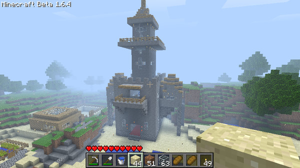 【Minecraft】教会っぽいもの作ってみた