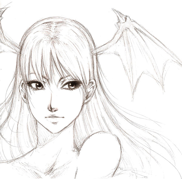 morrigan スケッチ