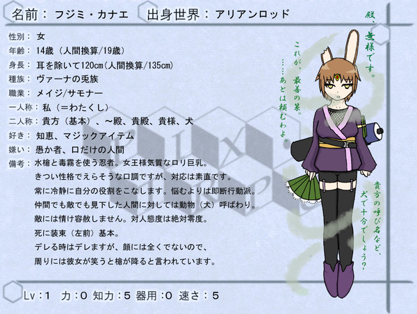 【ぴくT】フジミ・カナエ【PC】