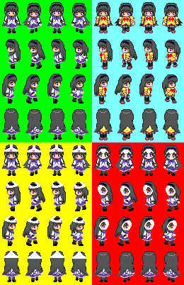 ＲＰＧツクールＸＰ素材　暁美ほむら・他セット