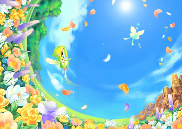 春が暖かい 花も咲く