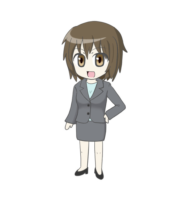 スーツ女子
