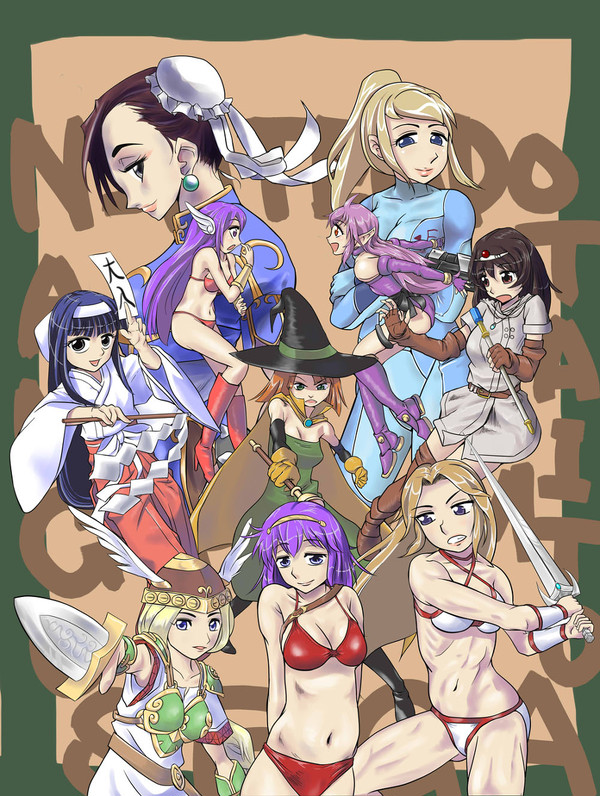 レトロゲーム集合絵