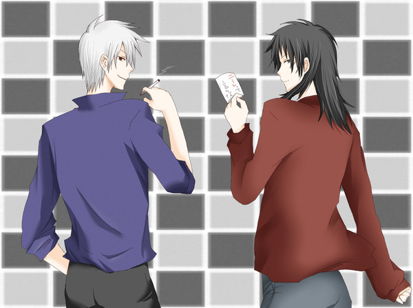 アカギとカイジ【塗らせていただきました】