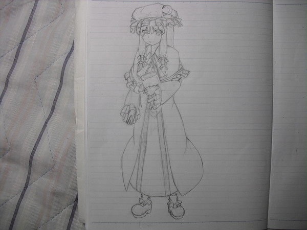 パチェリーの可愛さの衝動に動かされて描いてしまった