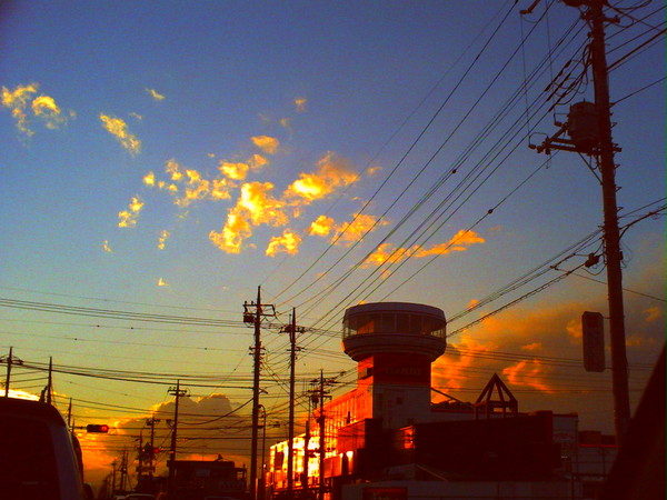 夕暮れ