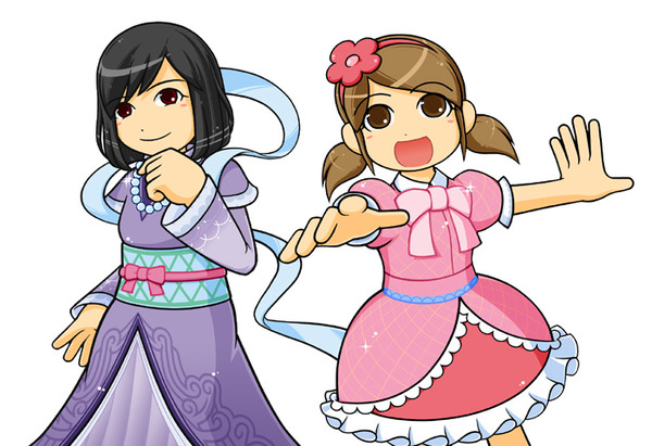セミロンさんとツインテちゃん
