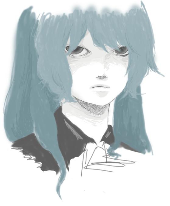 にらむ