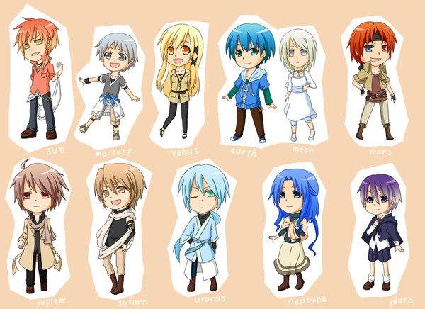 太陽系擬人化