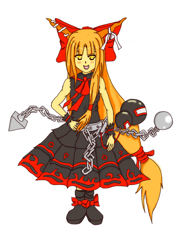 萃香ちゃんを俺得カラーで描いてみた