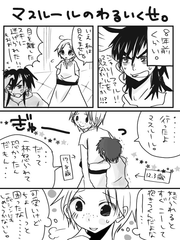 マスルールの悪い癖。【ちょい腐向け】