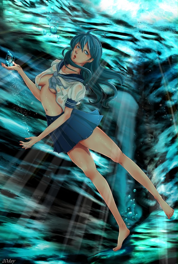 湖水の人魚