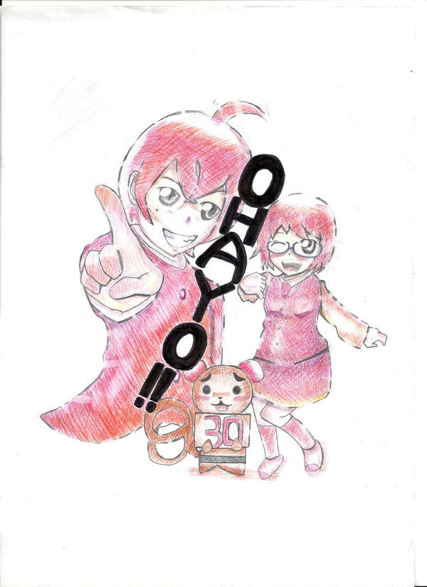 あいさつポスター原画