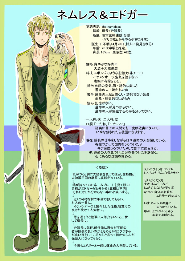 【身内企画】ネムレス＆エドガー【湖畔戦争】
