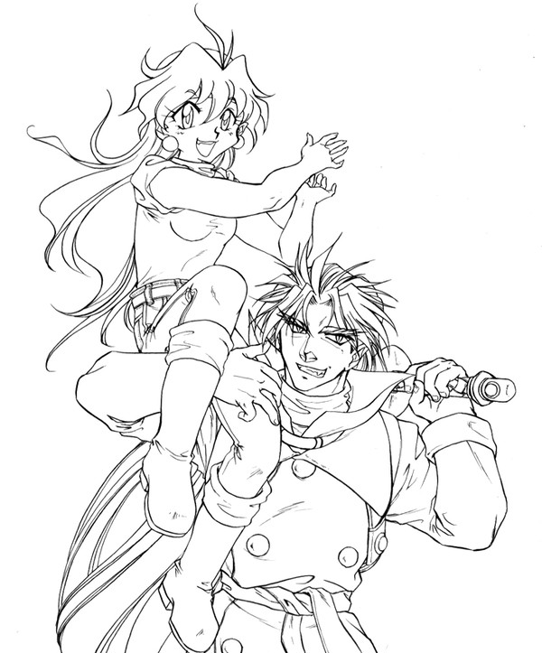 魔族イラスト主線詰め合わせ(1)