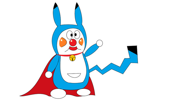 電気ネズミ＋青狸＋アンパン＝？