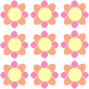 お花タイル。