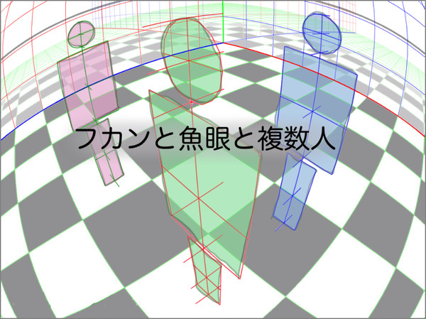 パースエディタの使い方的な(『フカンと魚眼と複数人』編)