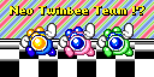 【ドット絵】ネオ・ツインビーチーム現るッ?!