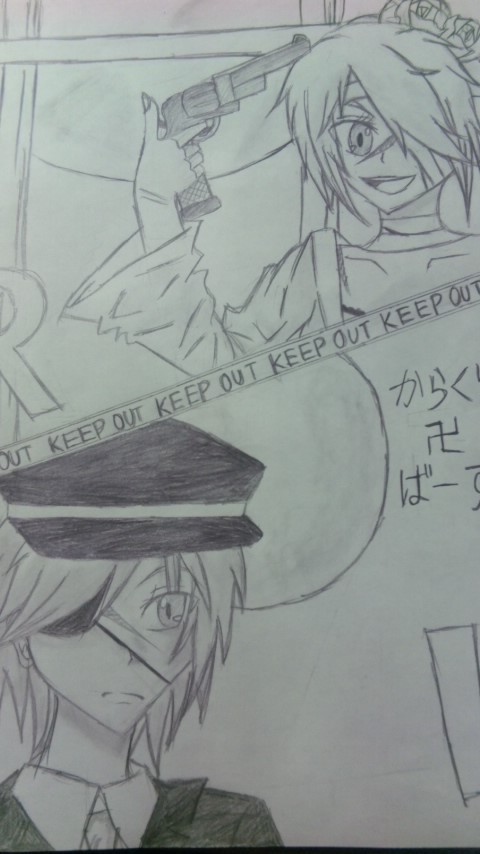 からくり卍ばーすとを描いてみた