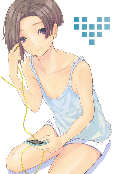 胸元!