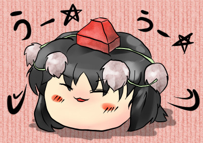 カリスマガード中のかわいいゆっくりキメェ丸