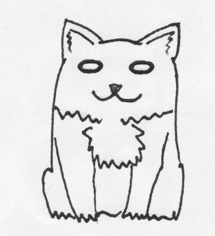 30秒で描いたリク君（キノの旅）